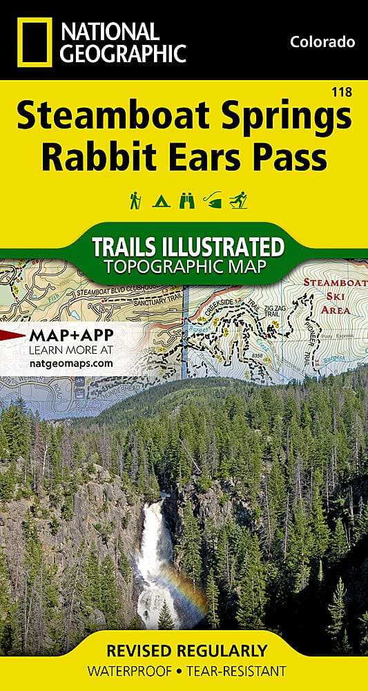 Carte des sentiers de Walden / Gould (Colorado), # 114 | National Geographic carte pliée National Geographic 