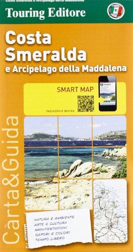 Carte détailée + guide - Costa Smeralda (Sardaigne) | Touring Club Italiano carte pliée Touring 