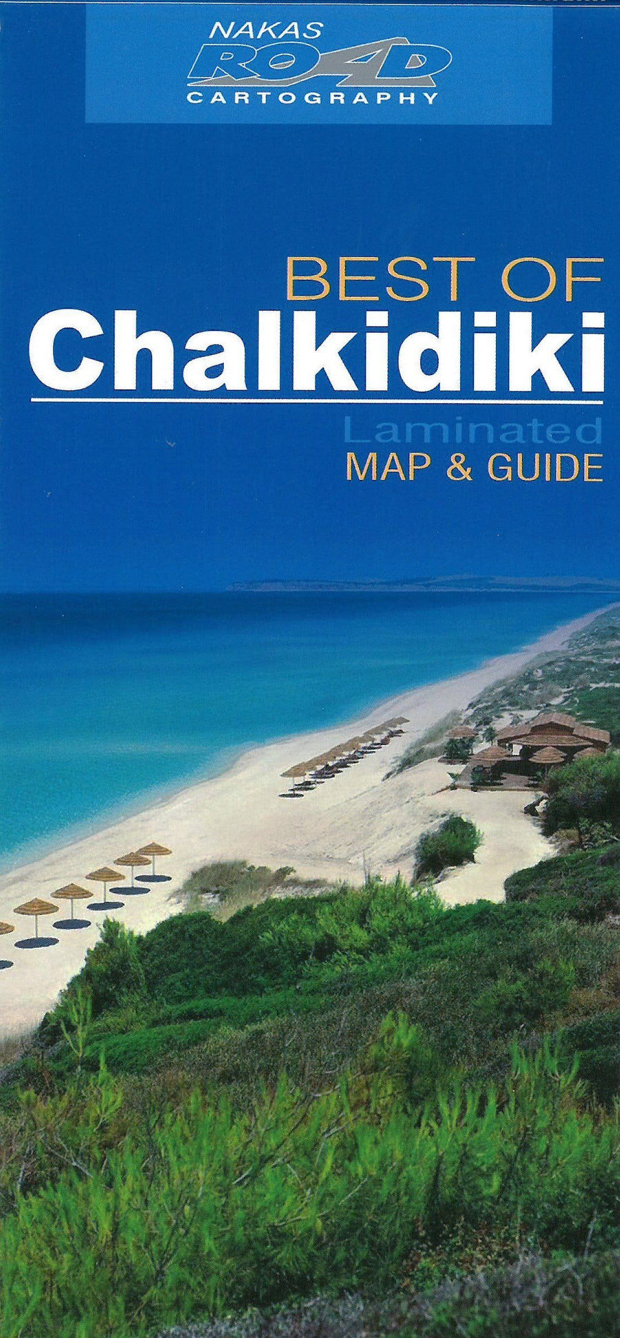 Carte détaillée - Chalkidiki / Chalcidique | Road Editions - Best Of carte pliée Road Editions 