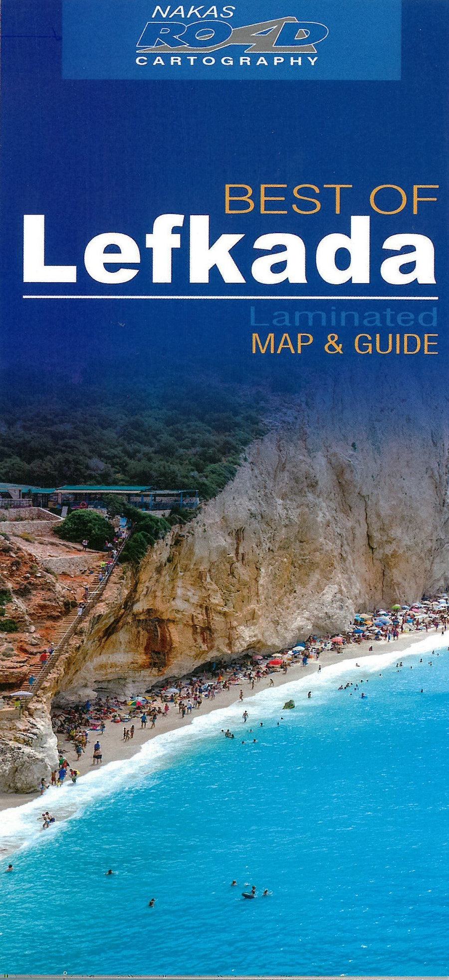 Carte détaillée - Lefkada | Road Editions - Best Of carte pliée Road Editions 