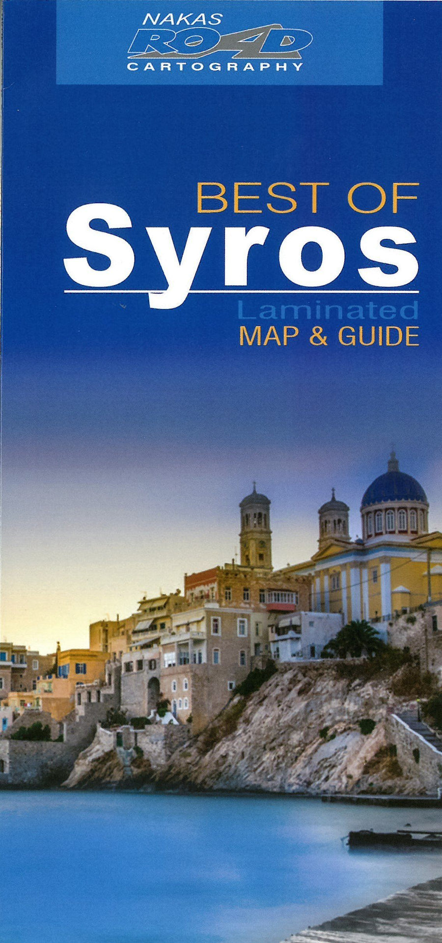 Carte détaillée - Syros | Road Editions - Best Of carte pliée Road Editions 