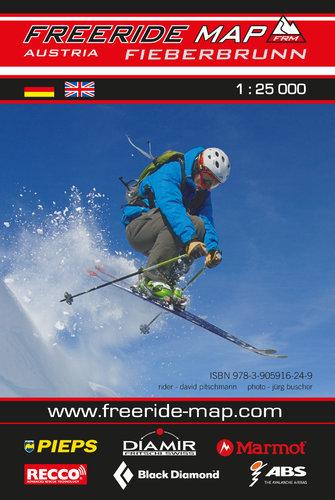Carte Freeride - Fieberbrunn | Freeride Map carte pliée Freeride Map 