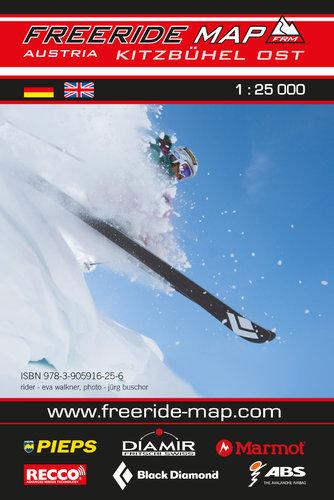 Carte Freeride - Kitzbühel Est | Freeride Map carte pliée Freeride Map 