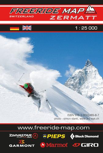 Carte Freeride - Zermatt | Freeride Map carte pliée Freeride Map 