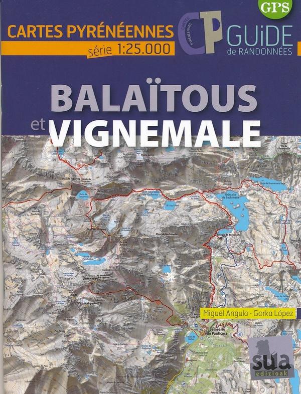 Carte & guide de randonnées - Balaitous, Vignemale | SUA Editions carte pliée Sua Editions 