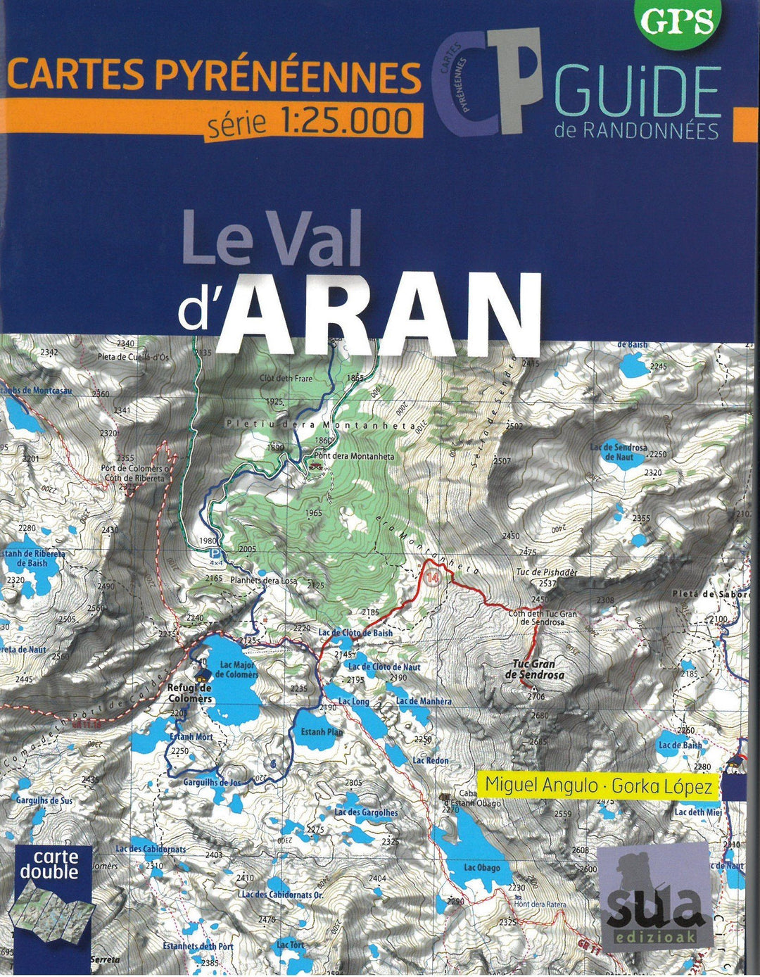 Carte & guide de randonnées - Val d'Aran | SUA Editions carte pliée Sua Editions 
