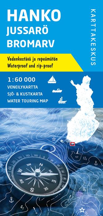 Carte marine n° 1 - Hanko Jussarö Bromarv (Finlande) | Karttakeskus carte pliée Karttakeskus 