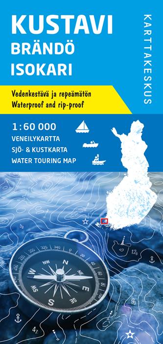 Carte marine n° 10 - Kustavi Brändö Isokari (Finlande) | Karttakeskus carte pliée Karttakeskus 