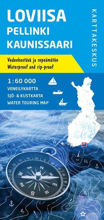 Carte marine n° 12 - Loviisa Pellinki Kaunissaari (Finlande) | Karttakeskus carte pliée Karttakeskus 