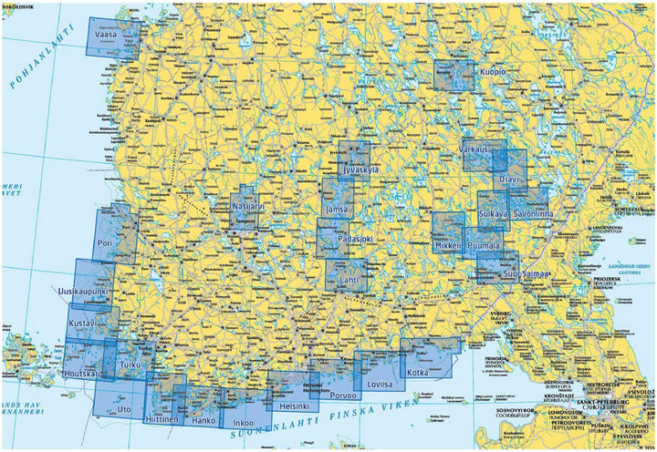 Carte marine n° 17 - Pori Reposaari Rauma (Finlande) | Karttakeskus carte pliée Karttakeskus 