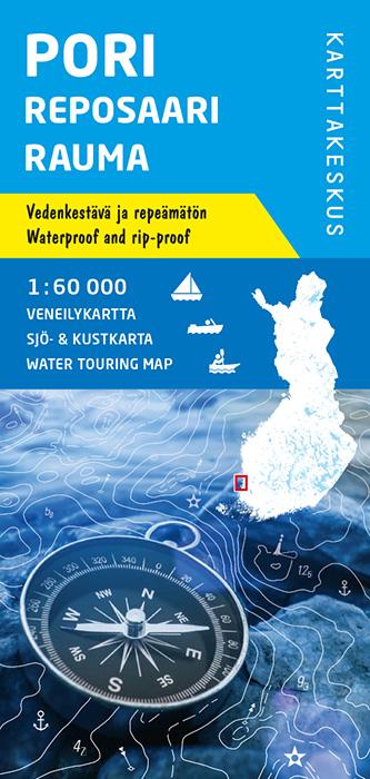 Carte marine n° 17 - Pori Reposaari Rauma (Finlande) | Karttakeskus carte pliée Karttakeskus 