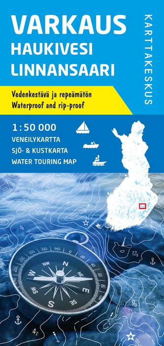 Carte marine n° 27 - Varkaus Haukivesi Linnansaari (Finlande) | Karttakeskus carte pliée Karttakeskus 