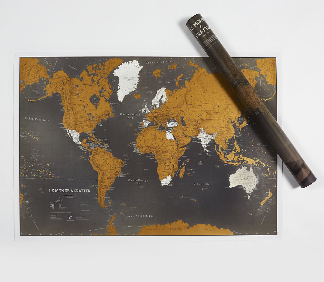 World Scratch Map | Maps International Scratch The World Travel Map