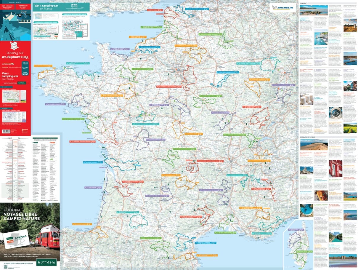 MICHELIN ATLAS ROUTIER FRANCE 2018フランス地図
