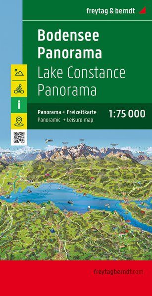 Carte panoramique - Lac de Constance (panorama) | Freytag & Berndt carte pliée Freytag & Berndt 