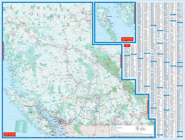 Carte plastifiée - Alberta Fast Track | Canadian Cartographics Corporation carte pliée Canadian Cartographics Corporation 