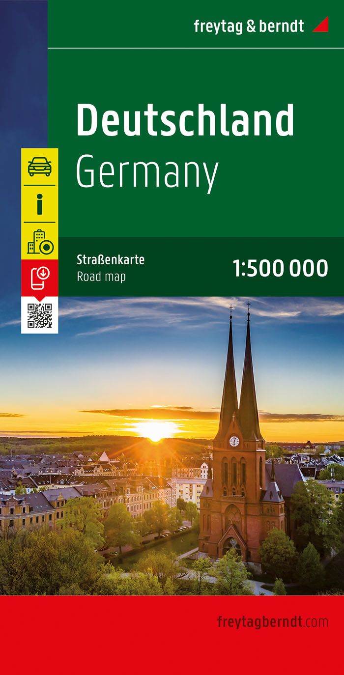 Carte routière - Allemagne au 1 /500 000 | Freytag & Berndt carte pliée Freytag & Berndt 