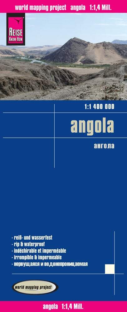 Carte routière - Angola | Reise Know How carte pliée Reise Know-How 