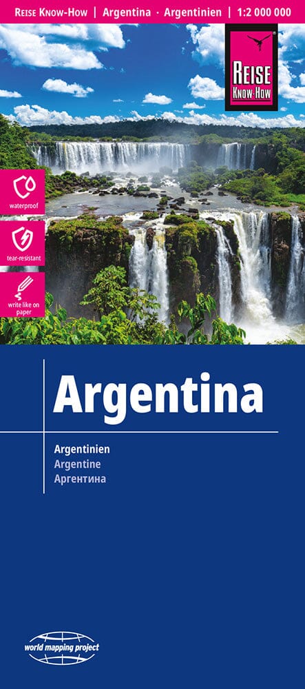 Carte routière - Argentine | Reise Know How carte pliée Reise Know-How 