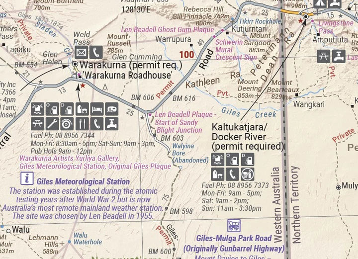 Carte routière - Australie, Great Desert Tracks Central | Hema Maps carte pliée Hema Maps 