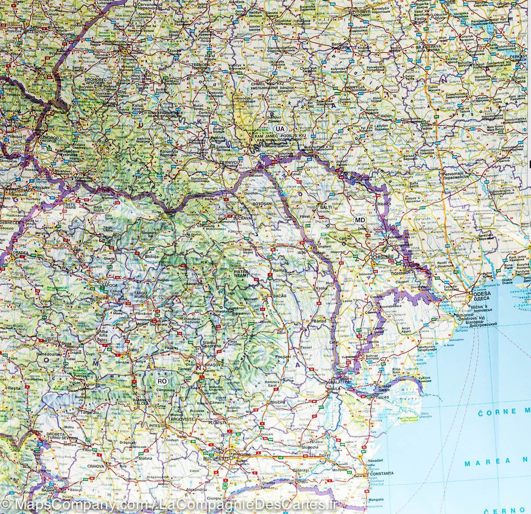 Carte routière - Balkans & Europe du sud-est | Freytag & Berndt carte pliée Freytag & Berndt 