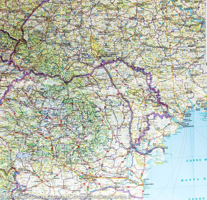 Carte routière - Balkans & Europe du sud-est | Freytag & Berndt carte pliée Freytag & Berndt 