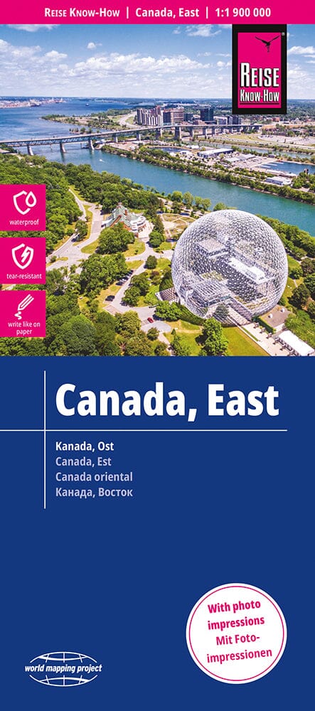 Carte routière - Canada Est | Reise Know How carte pliée Reise Know-How 