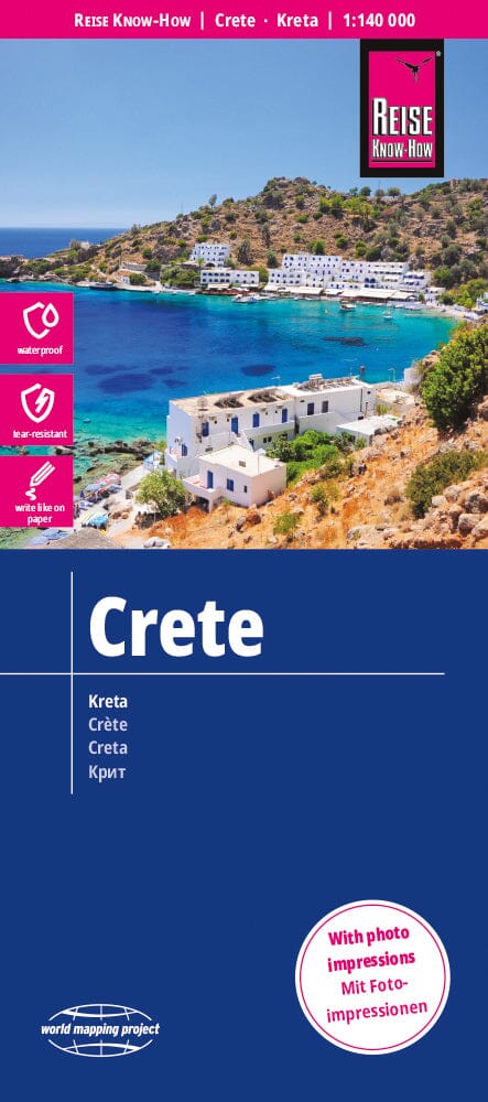 Carte routière - Crète (Grèce) | Reise Know How carte pliée Reise Know-How 