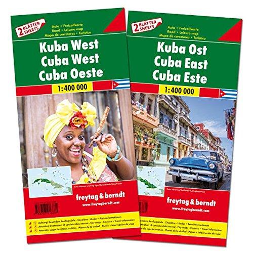 Carte routière - Cuba Est & Ouest | Freytag & Berndt carte pliée Freytag & Berndt 