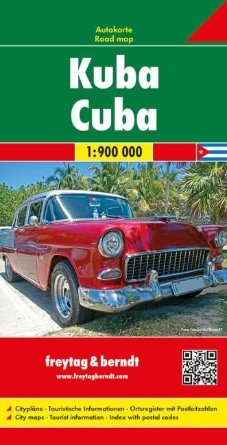 Carte routière - Cuba | Freytag & Berndt carte pliée Freytag & Berndt 