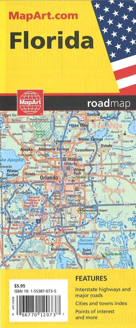 Florida State Road Map | Canadian Cartographics Corporation Road Map 