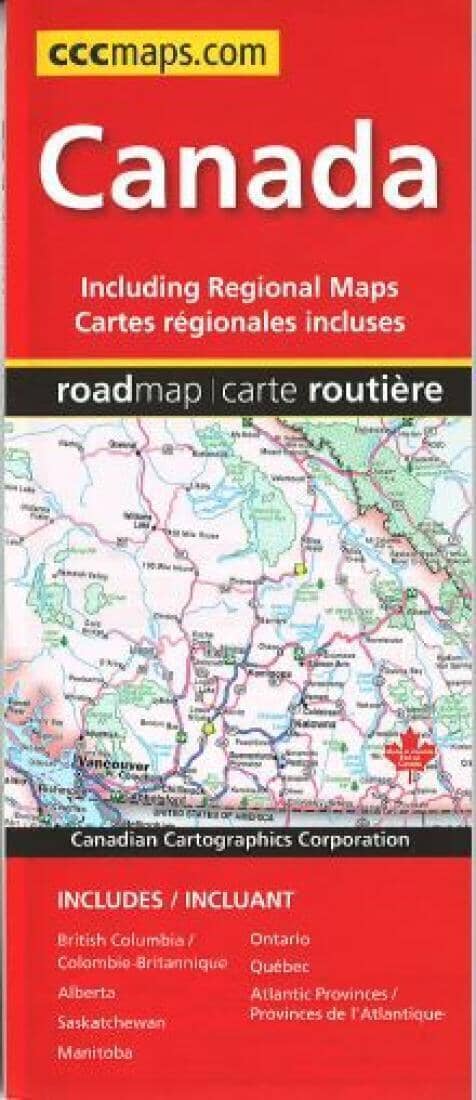 Canada Road Map by Canadian Cartographics Corporation