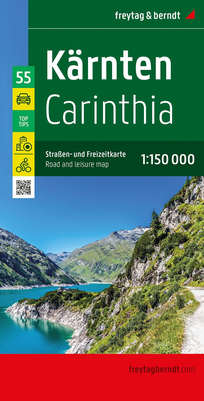 Carte routière et cycliste - Land de Carinthie (Autriche) | Freytag & Berndt carte pliée Freytag & Berndt 