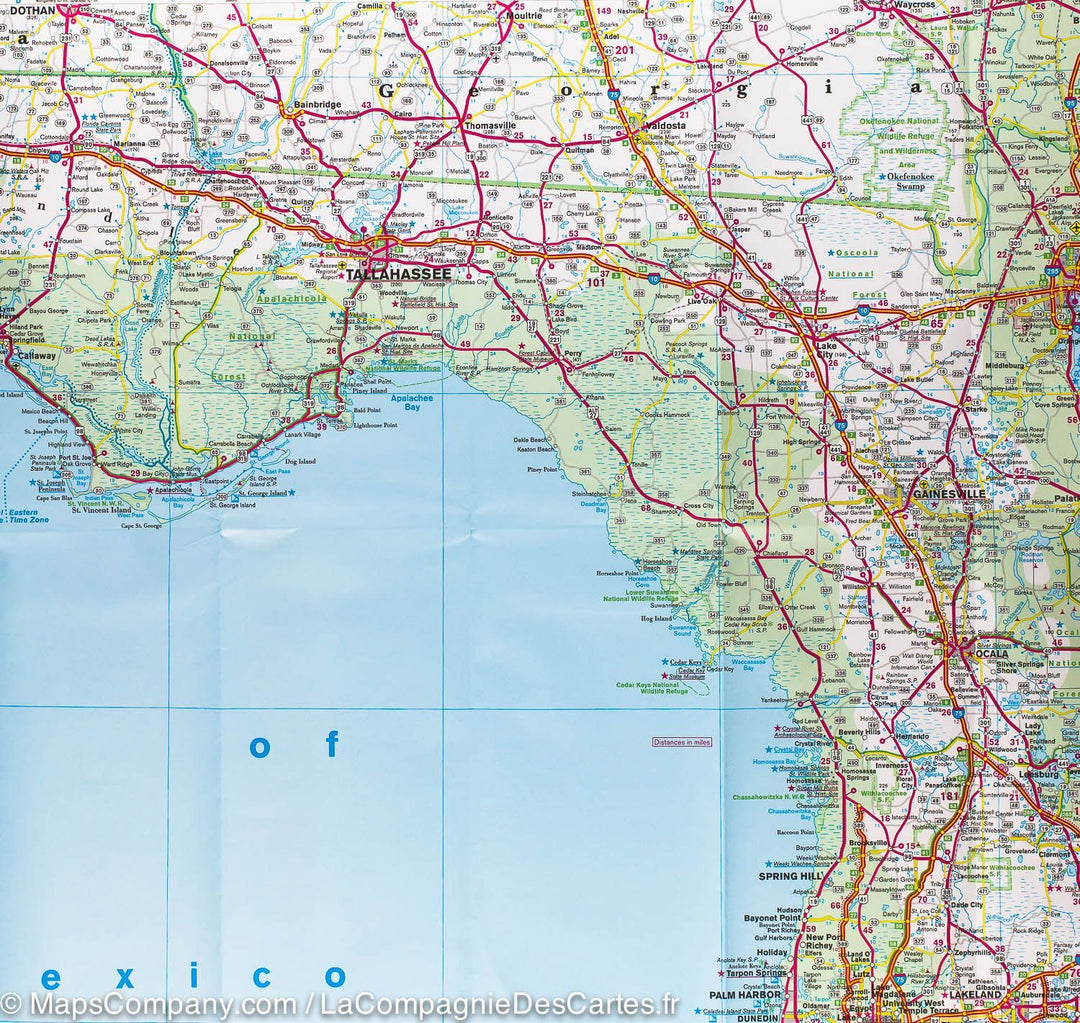 Carte routière - Floride | IGN carte pliée IGN 