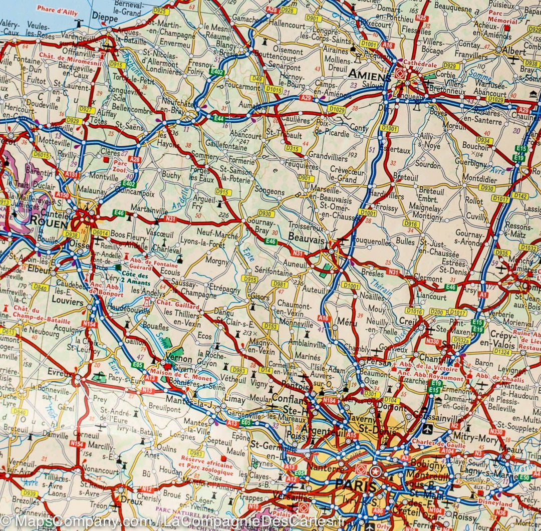Carte routière - France | National Geographic carte pliée National Geographic 