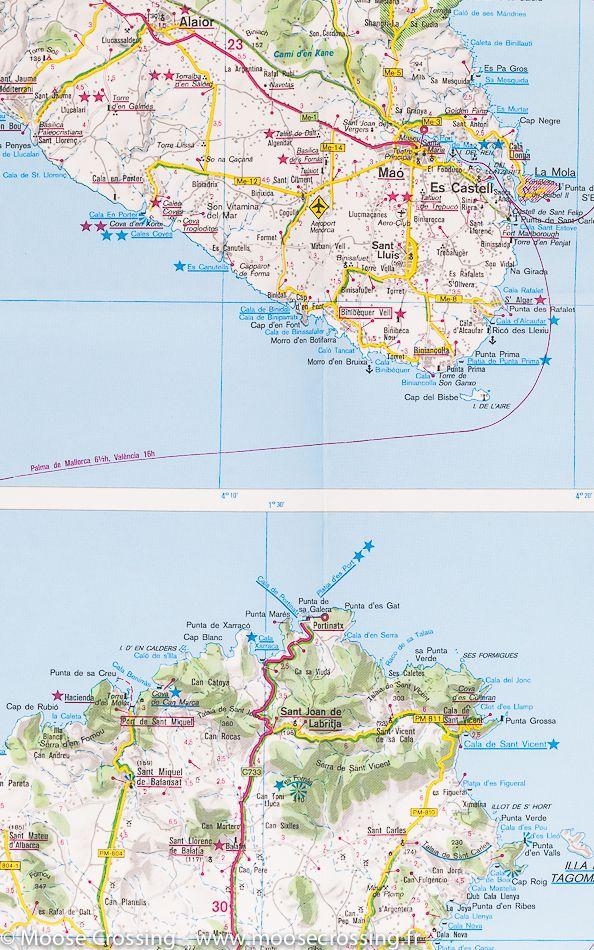 Carte routière - Iles Baléares | IGN carte pliée IGN 