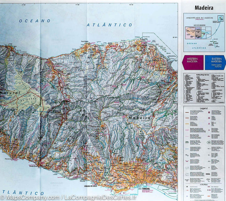 Carte routière imperméable - Madère | Nelles Map carte pliée Nelles Verlag 