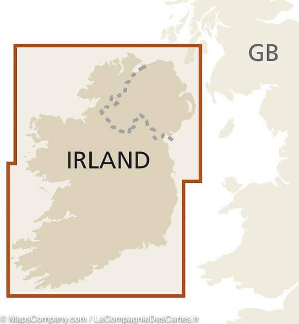 Carte routière de l'Irlande | Reise Know How - La Compagnie des Cartes