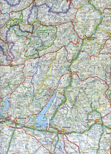 Carte routière - Italie Nord+Sud | Kümmerly & Frey carte pliée Kümmerly & Frey 