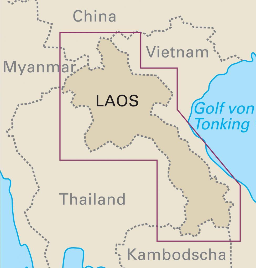 Road Map - Laos | Reise Know-How