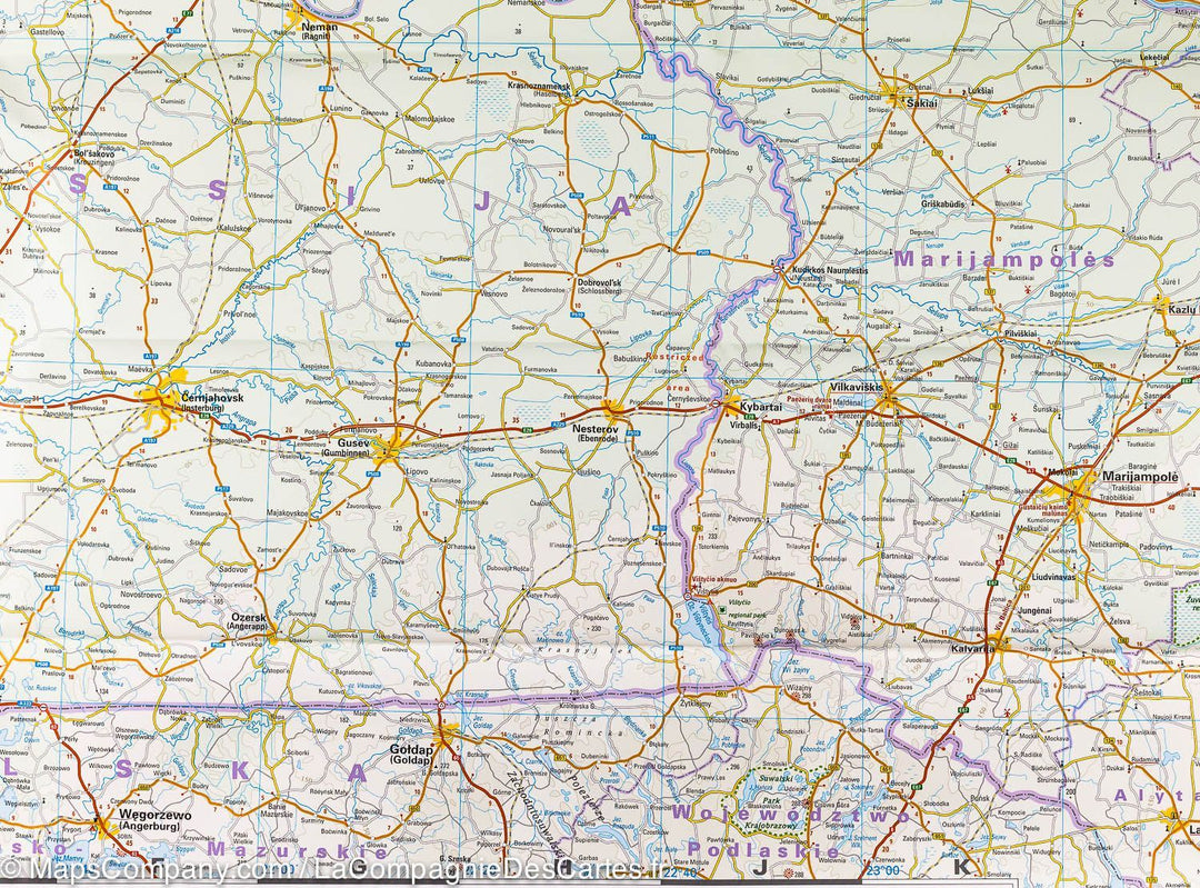 Carte routière - Lituanie | Reise Know How carte pliée Reise Know-How 