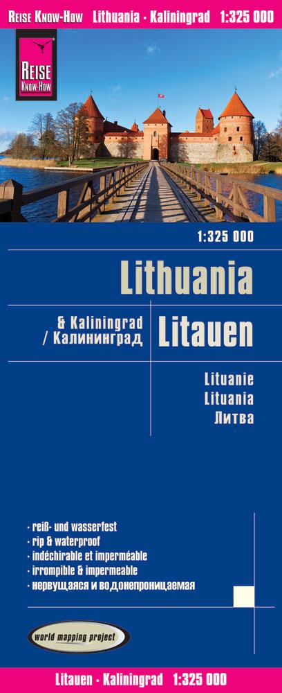 Carte routière - Lituanie | Reise Know How carte pliée Reise Know-How 