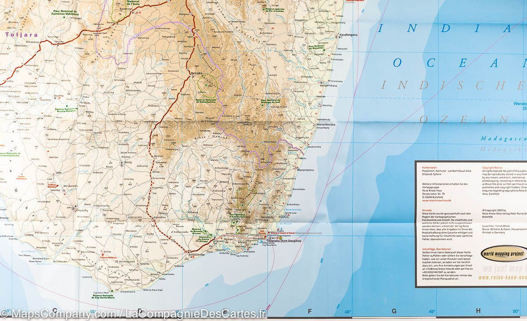 Carte routière - Madagascar & Comores | Reise Know How carte pliée Reise Know-How 