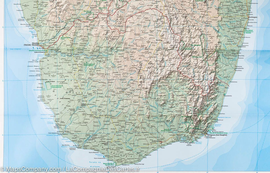 Carte routière - Madagascar | IGN carte pliée IGN 
