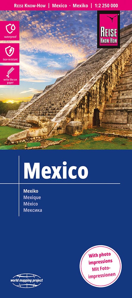 Carte routière - Mexique | Reise Know How carte pliée Reise Know-How 