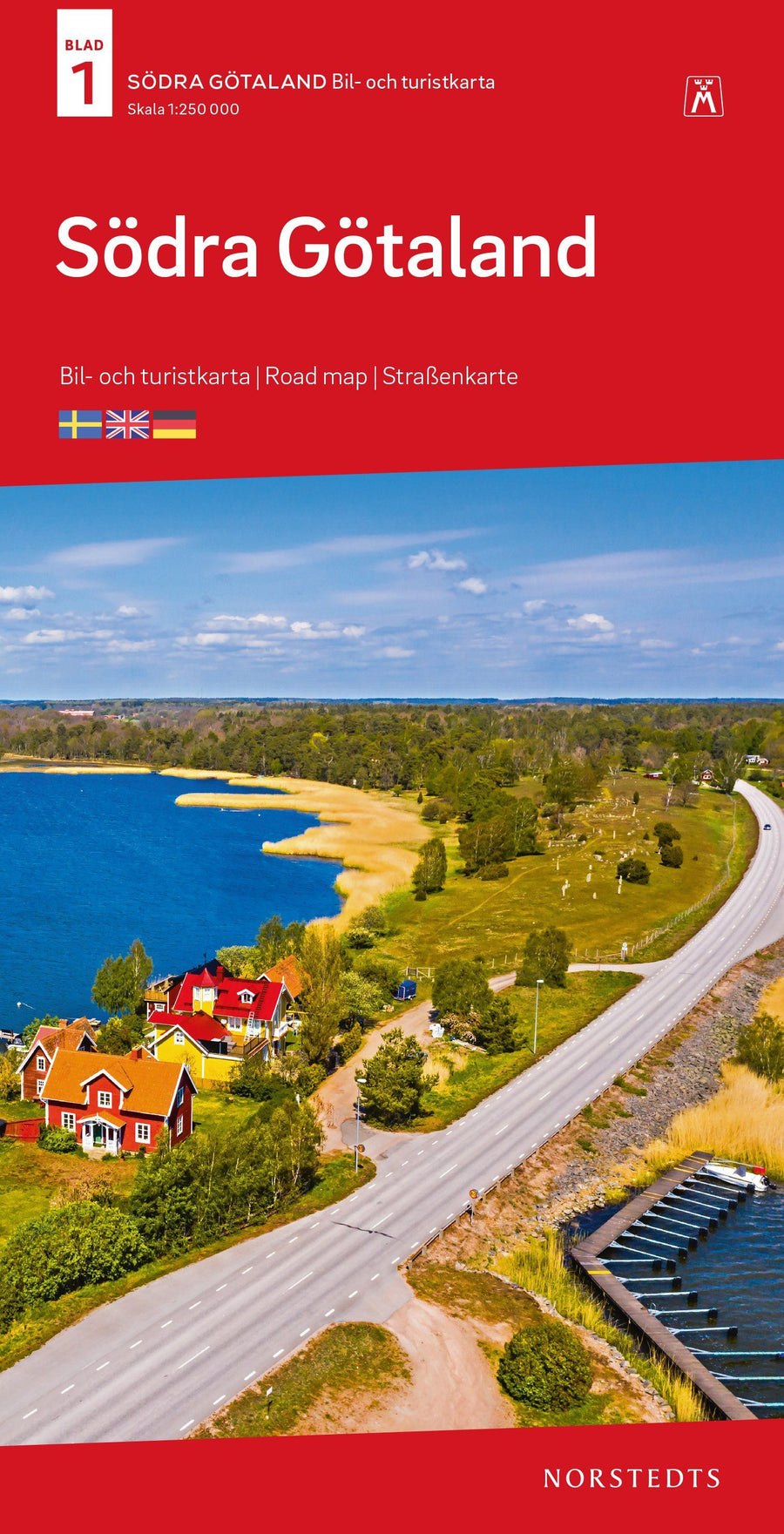 Carte routière n° 1 - Suède du Sud | Norstedts carte pliée Norstedts 