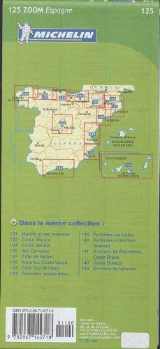Carte routière n° 125 - Iles Canaries | Michelin carte pliée Michelin 