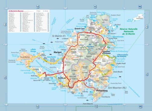 Carte routière n° 137 - Guadeloupe, St-Martin, St-Barthélemy | Michelin - Zoom Outre-mer carte pliée Michelin 