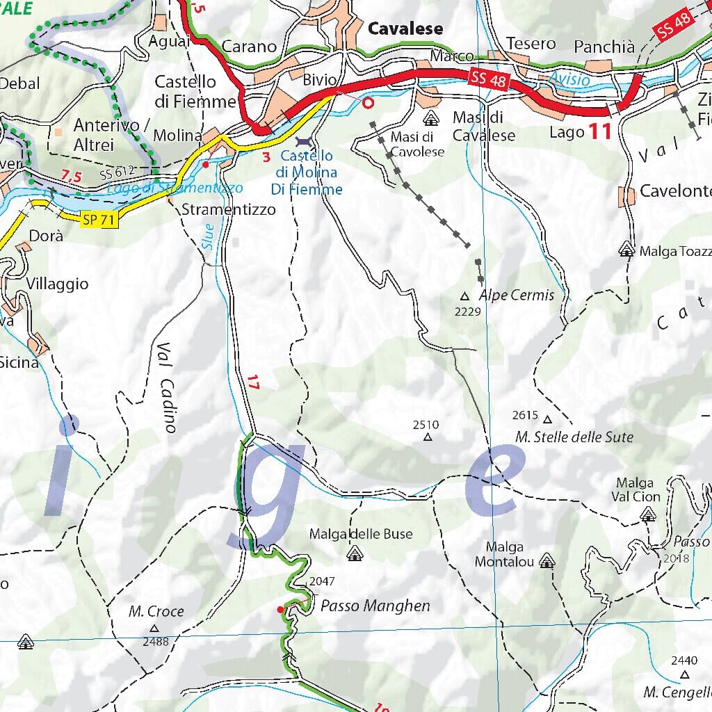 Road Map # 354 - Trentino-Top Adige (Thirty, Italy) | Michelin (French ...