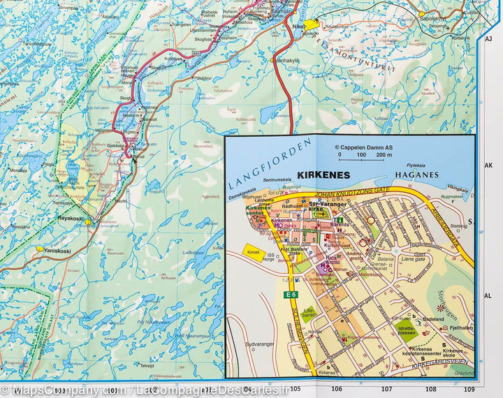 Carte routière #5 - Norvège Nord | Kümmerly   Frey - La Compagnie des Cartes